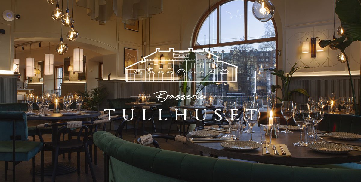 Brasserie Tullhuset restaurant in Norrköping, Sweden
