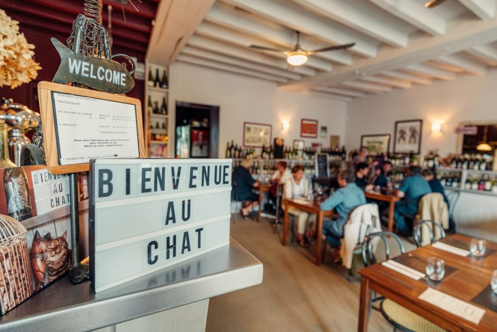 Le Chat restaurant in Cosne Villechaud