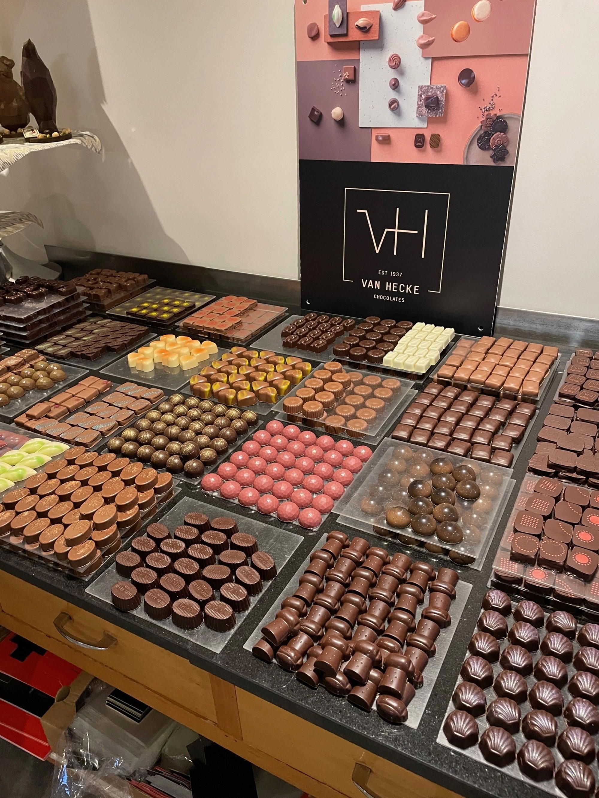 Chocolates Van Hecke restaurant in Merelbeke, Belgium