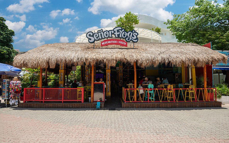 Señor Frog's restaurant in Playa del Carmen, Mexico