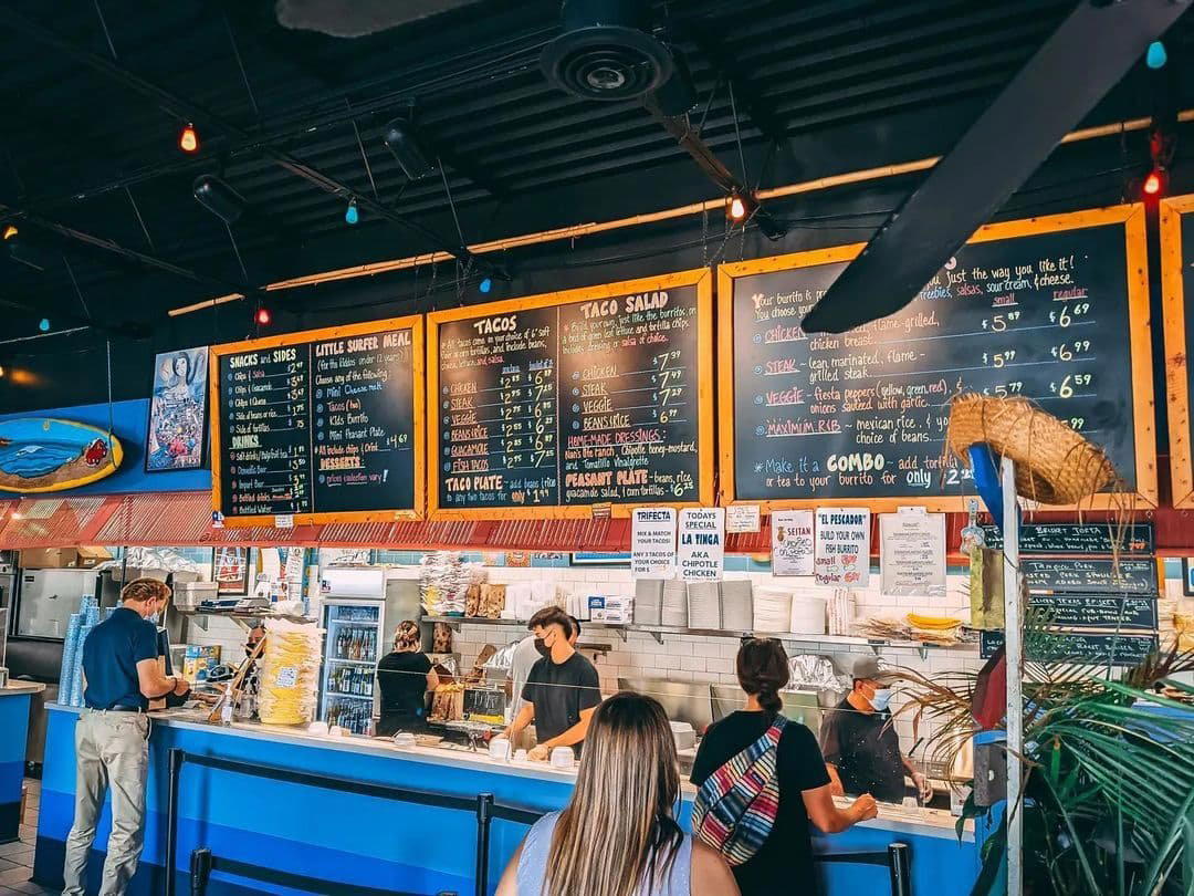 Baja Burrito restaurant in Nashville