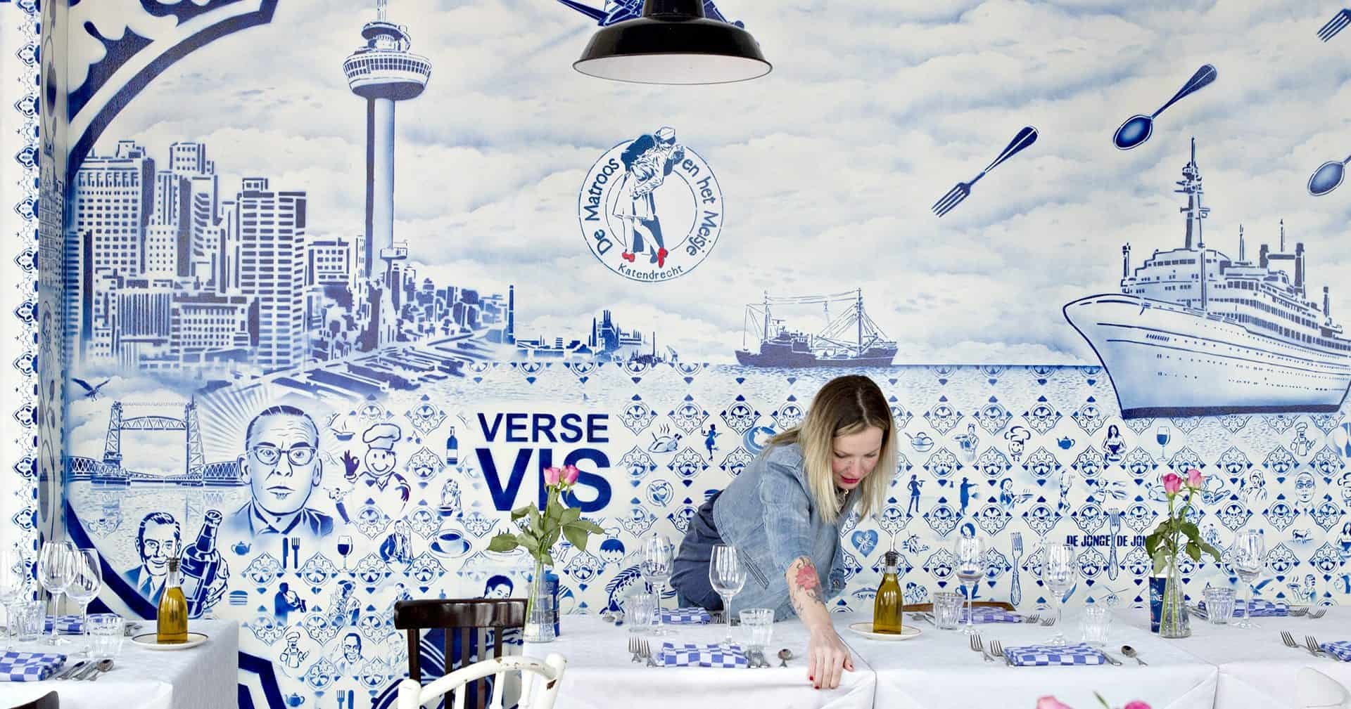 De Matroos en het Meisje restaurant in Rotterdam, Netherlands