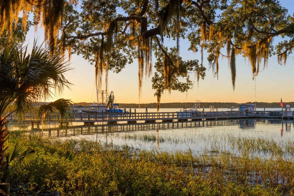Skull Creek Dockside restaurant in Hilton Head Island, United States