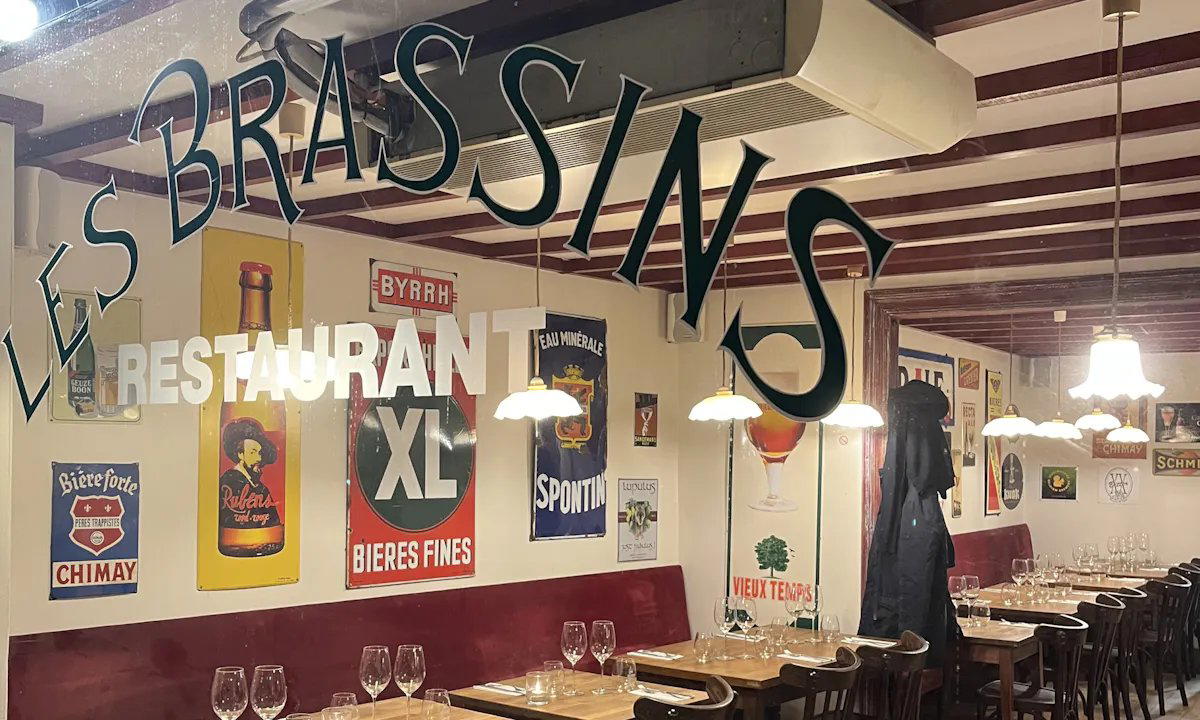 Les Brassins restaurant in Ixelles, Belgium