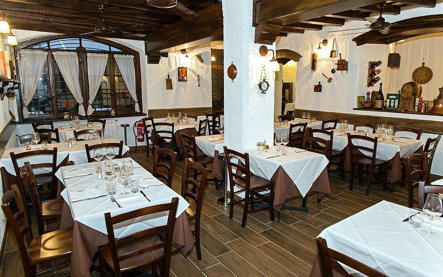 Hostaria Borromei restaurant in Milan, Italy