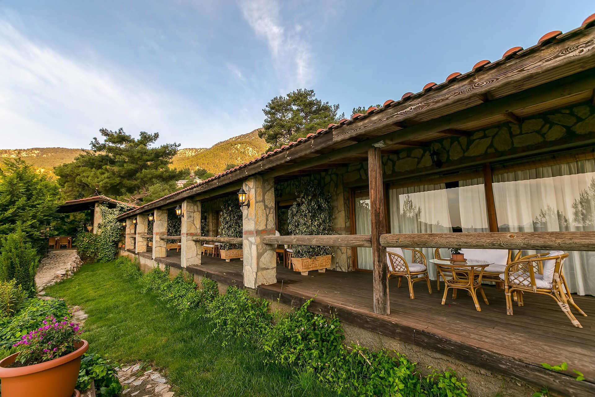 The Rabbit Hole Restaurant at Olympos Mountain Lodge, Antalya, Turkey