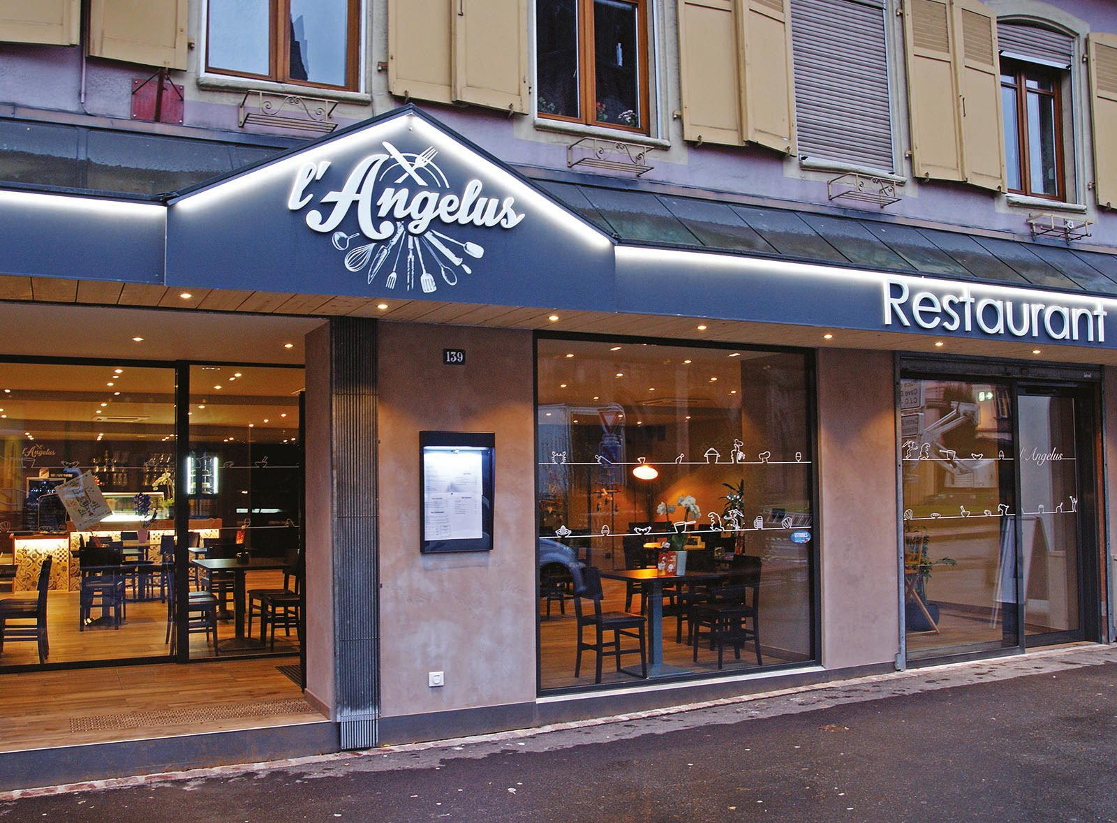 L'Angélus restaurant in Guebwiller, France