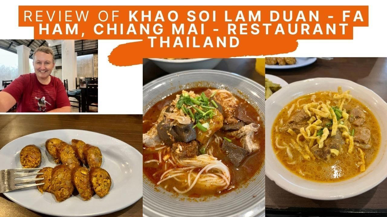 Khao Soi Lamduan Fa Ham restaurant in Chiang Mai, Thailand