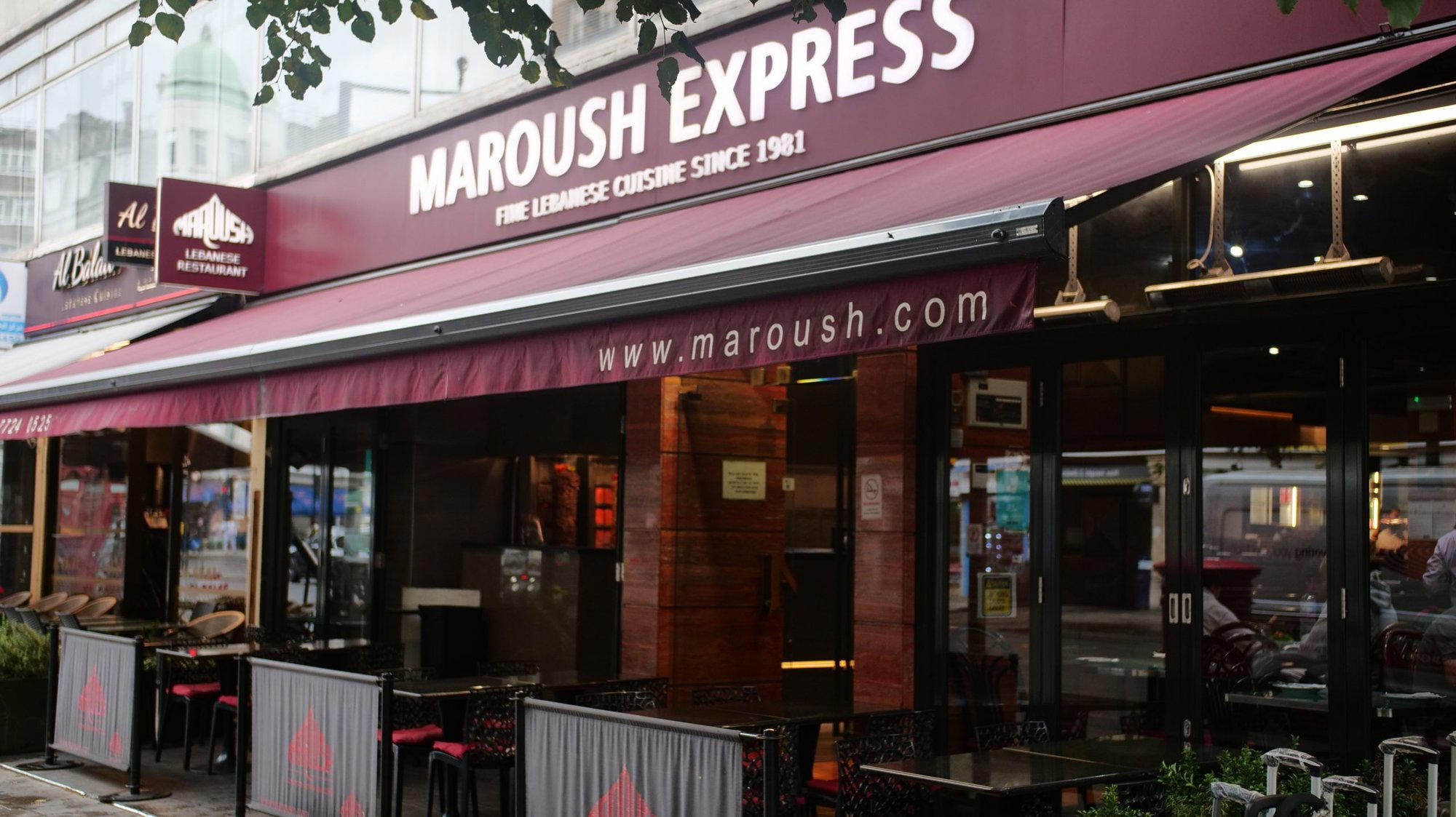 Maroush restaurant in London, United Kingdom