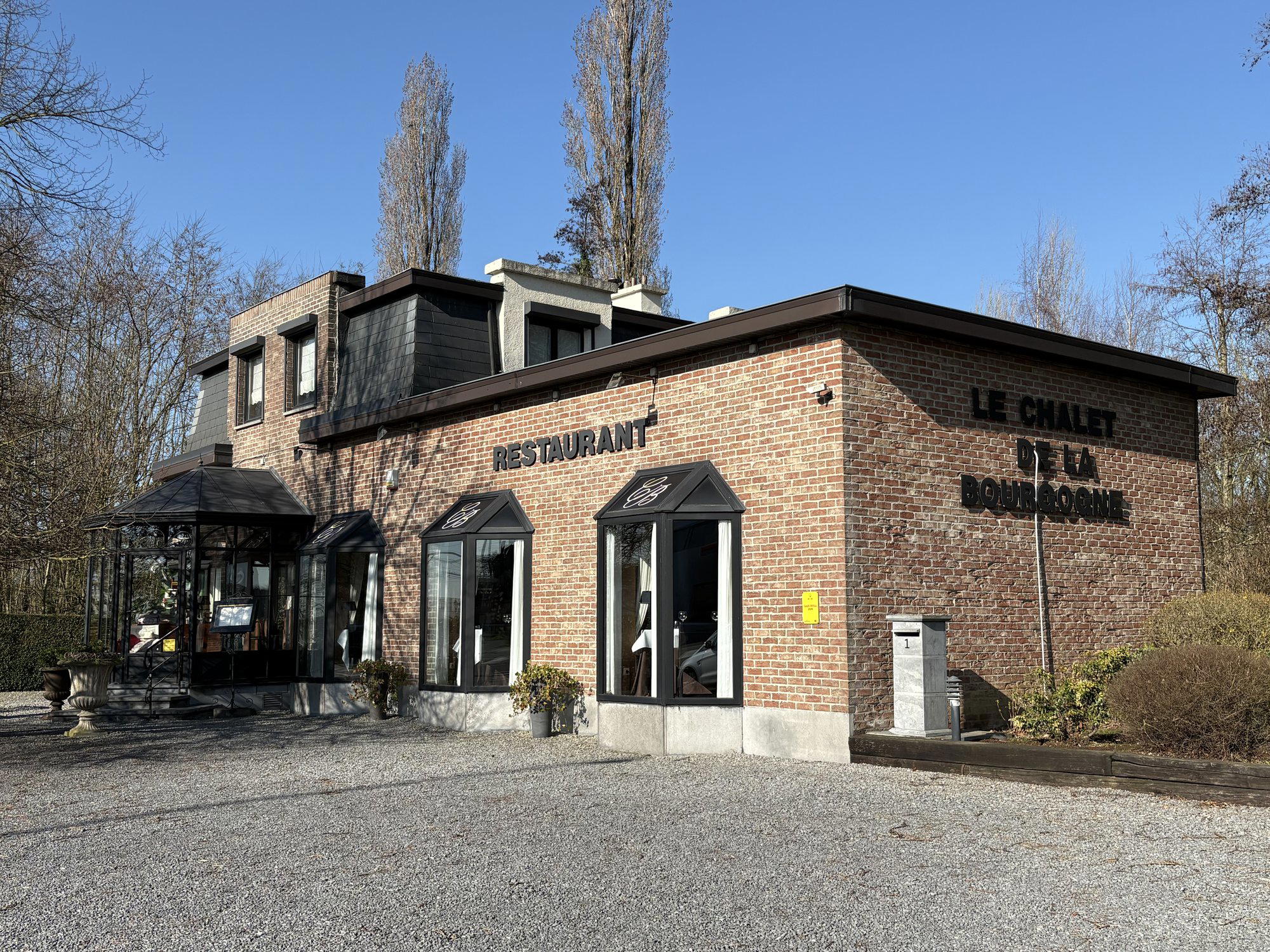 Le Chalet de la Bourgogne restaurant in Leuze En Hainaut, Belgium