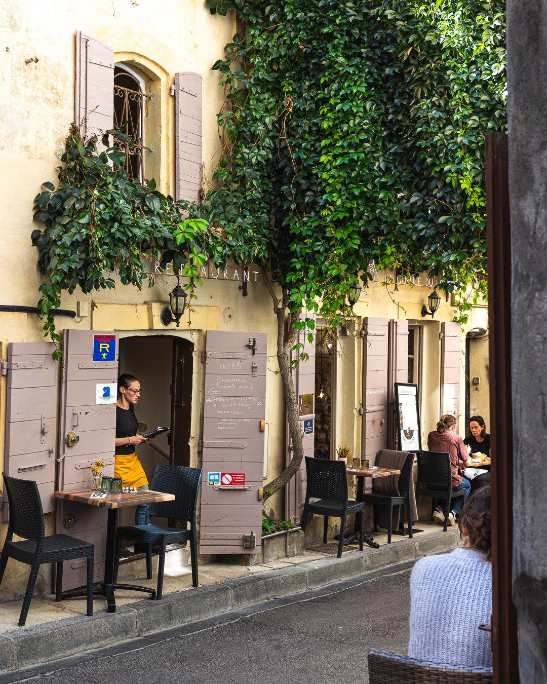 La Gueule du Loup restaurant in Arles, France