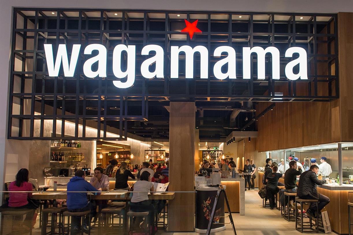 Wagamama restaurant in London, United Kingdom