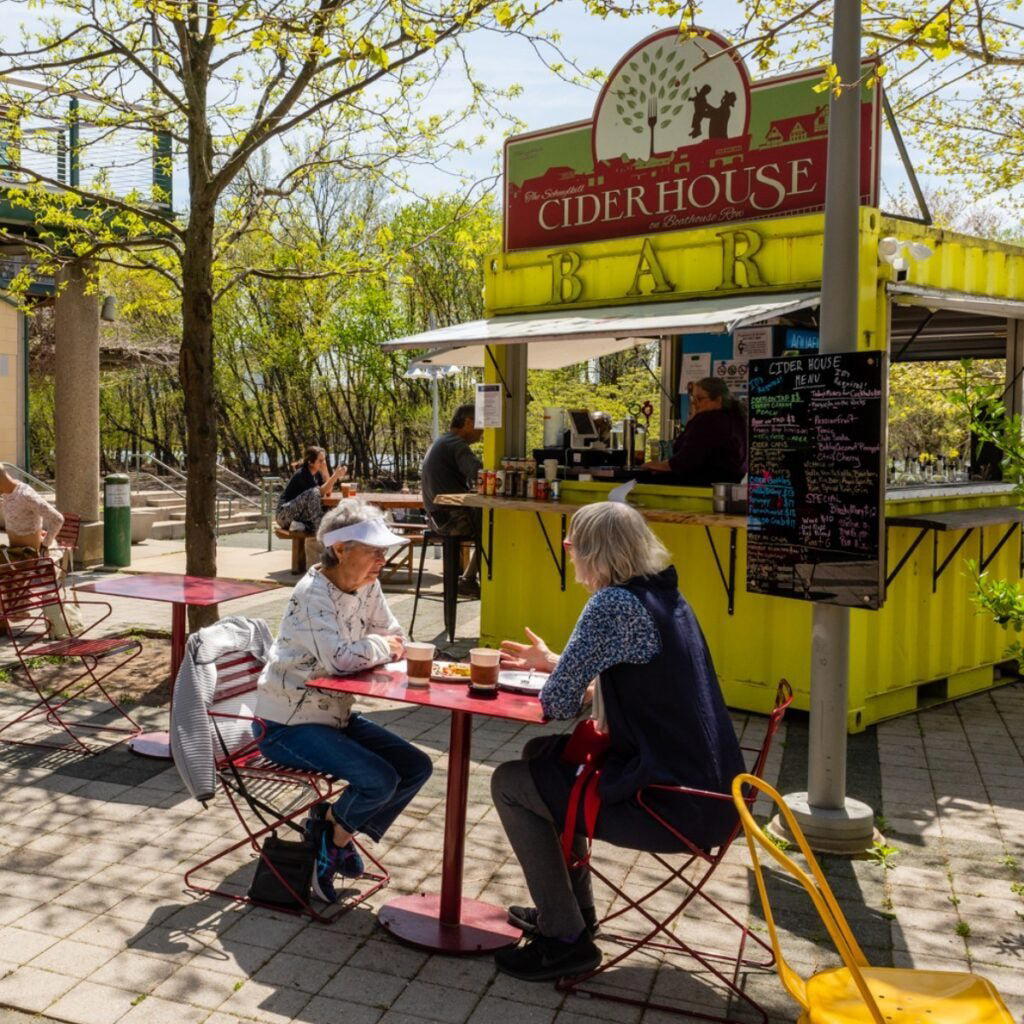 Cosmic Café and Ciderhouse restaurant in Philadelphia, United States