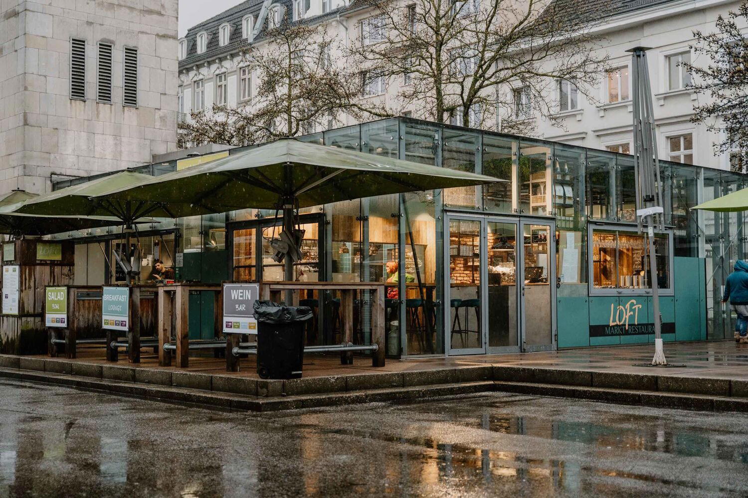Loft restaurant in Düsseldorf, Germany
