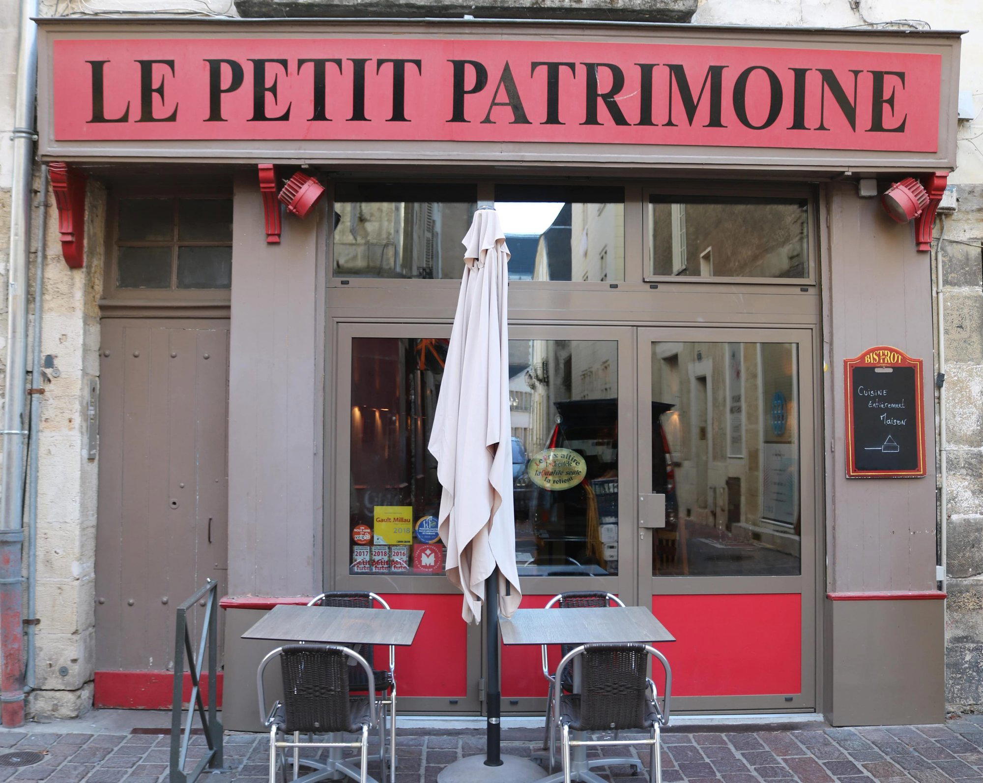Le Petit Patrimoine restaurant in Tours, France
