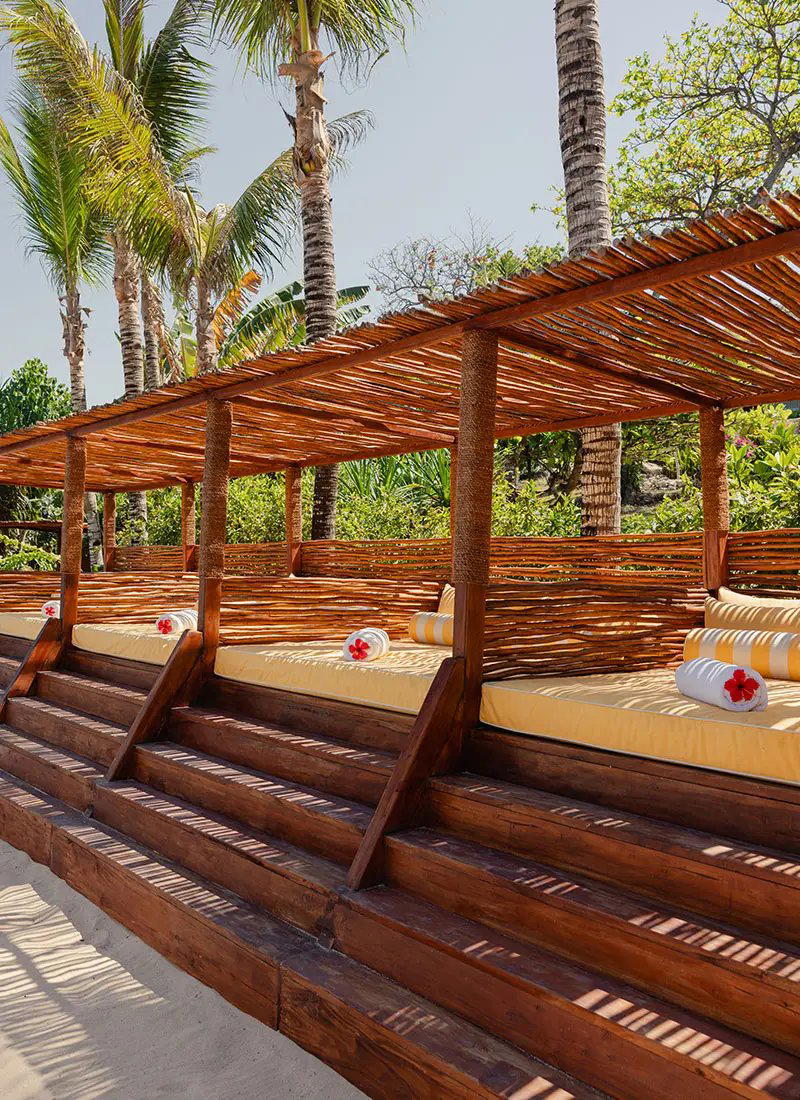 Nio Beach Club restaurant in Sumba