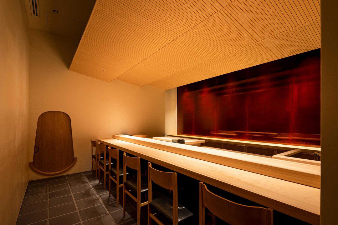 Sushi Takaoka restaurant in Tokyo, Japan