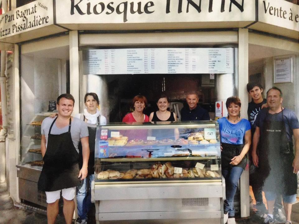 Kiosque tintin restaurant in Nice, France