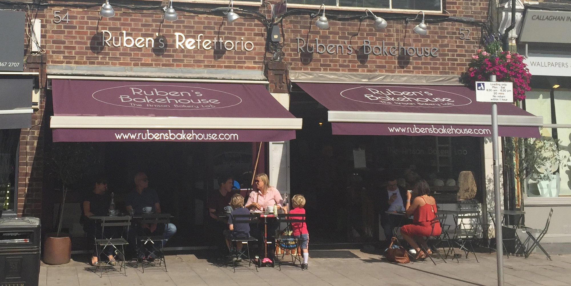 Ruben's Bakehouse restaurant in London, United Kingdom