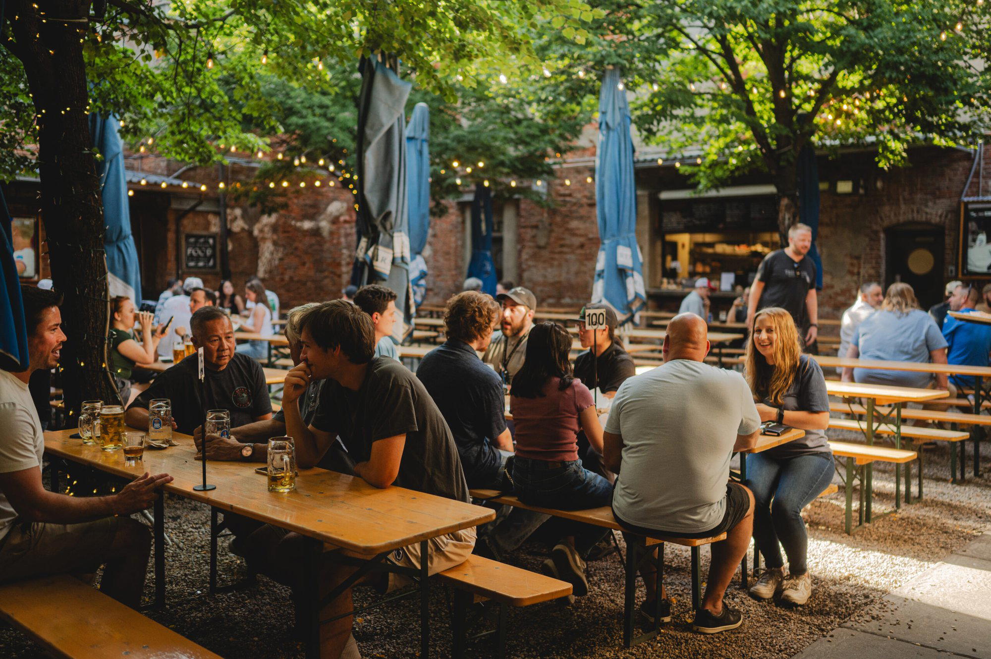Frankford Hall restaurant in Philadelphia, United States