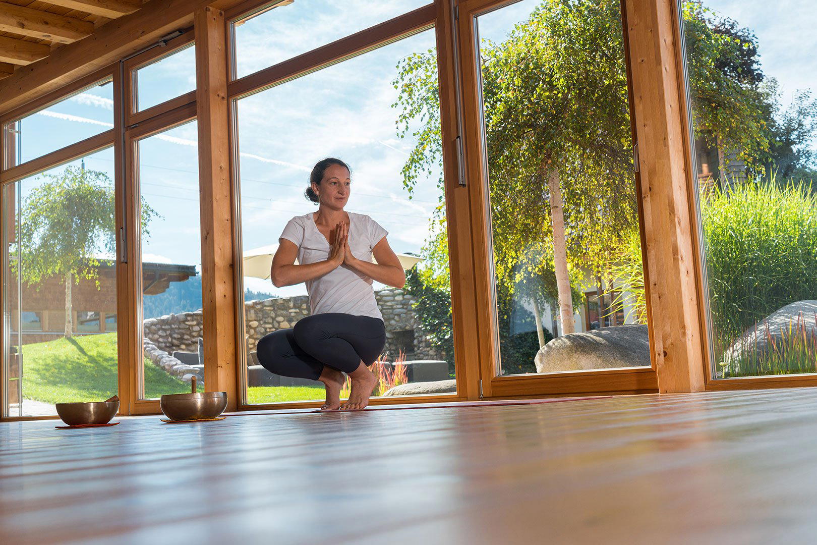 Yoga @ Nature Hotel Aufatmen, Tirol, Austria