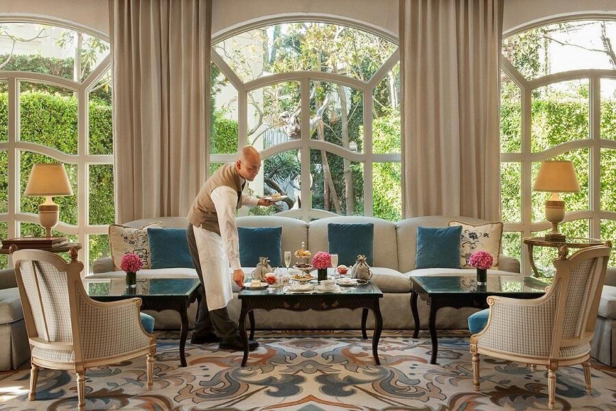The Living Room restaurant in Beverly Hills, United States