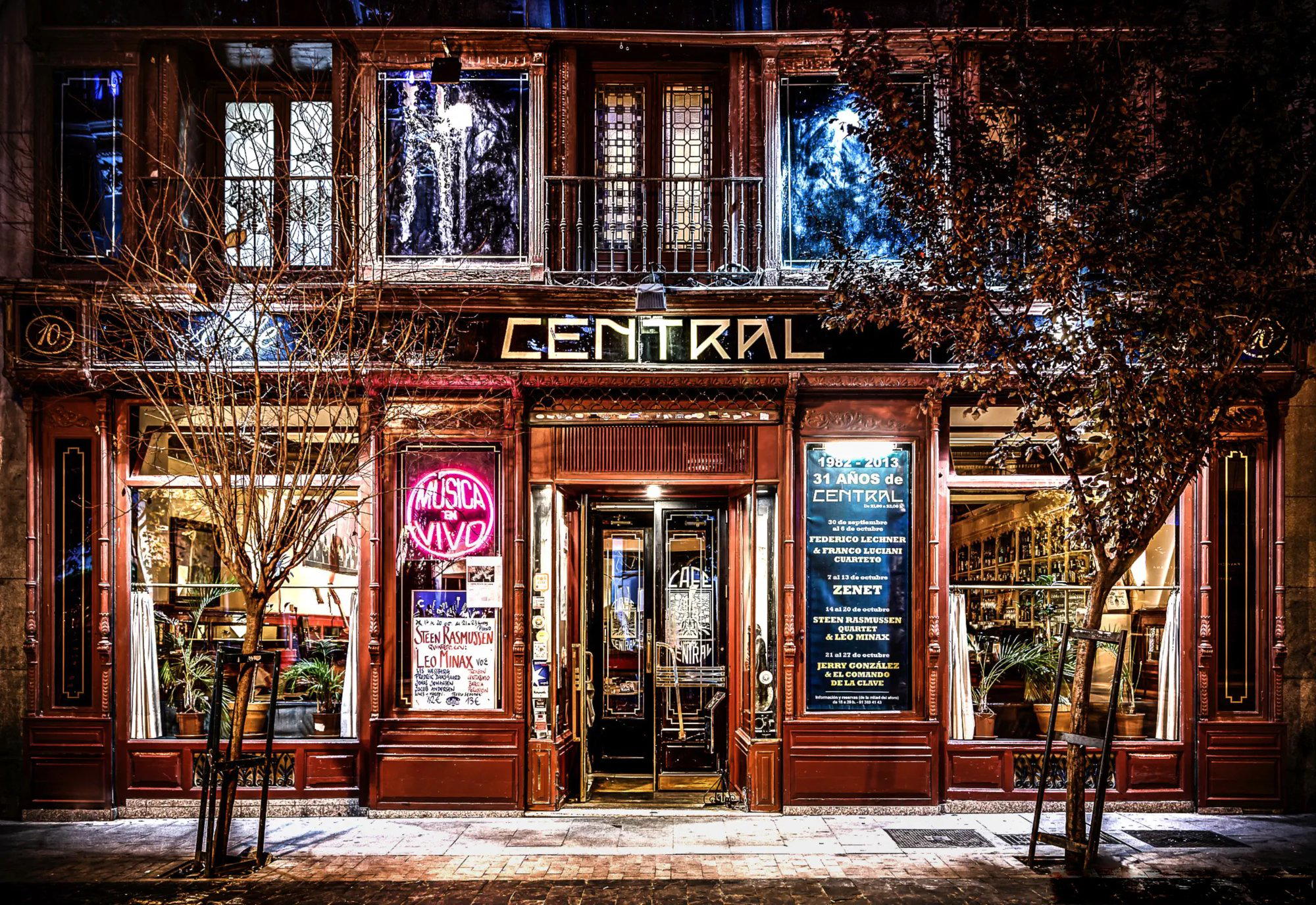 Café Central restaurant in Madrid, Spain