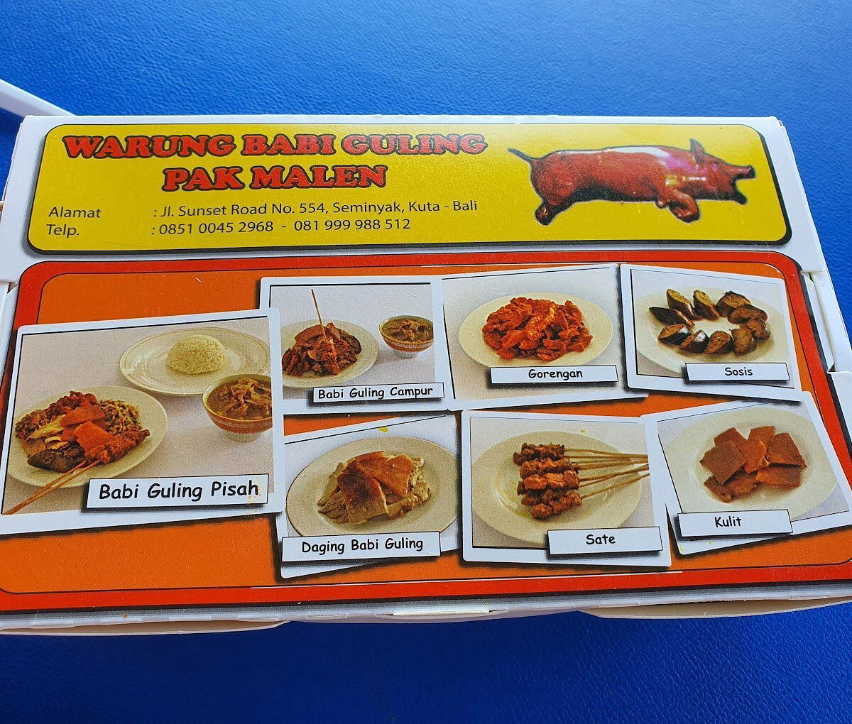 Warung Babi Guling Pak Malen restaurant in Badung, Indonesia
