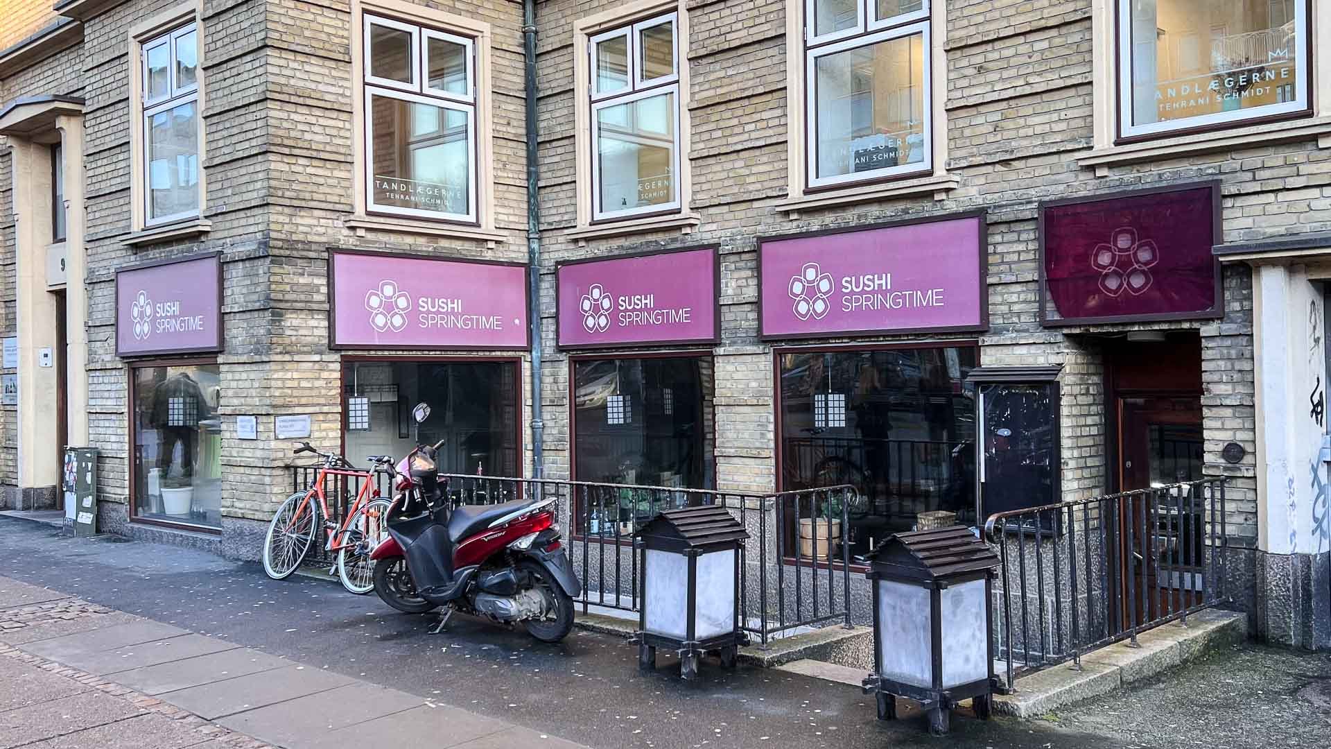 Sushi Springtime restaurant in Aarhus, Denmark
