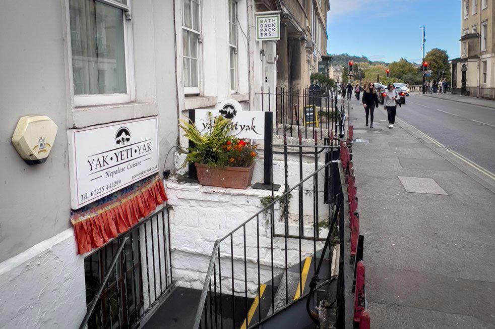 Yak Yeti Yak restaurant in Bath, United Kingdom
