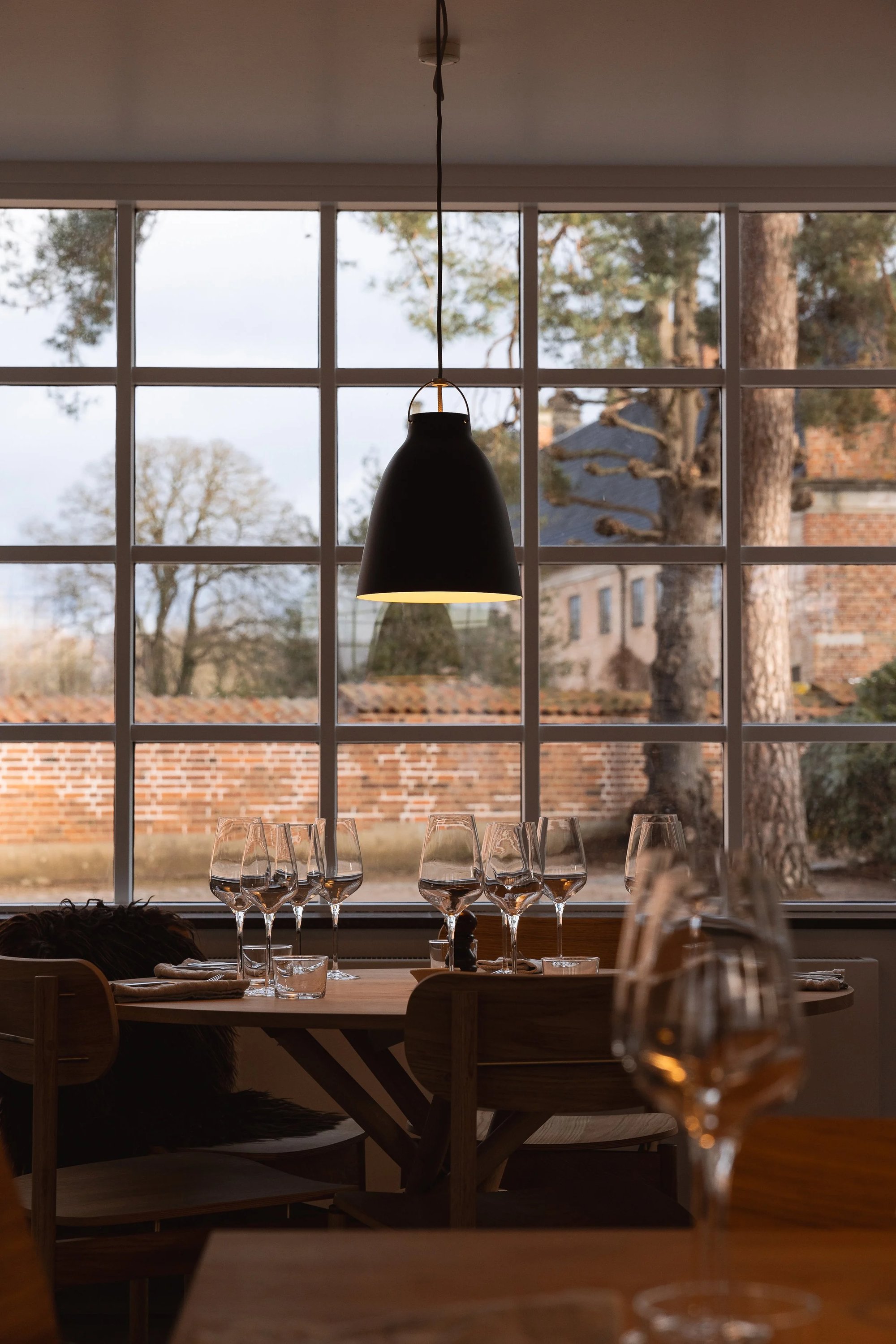 Rabarbergaarden restaurant in Vejby, Denmark