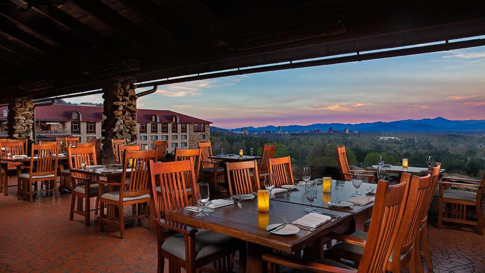 Sunset Terrace restaurant in Asheville, United States