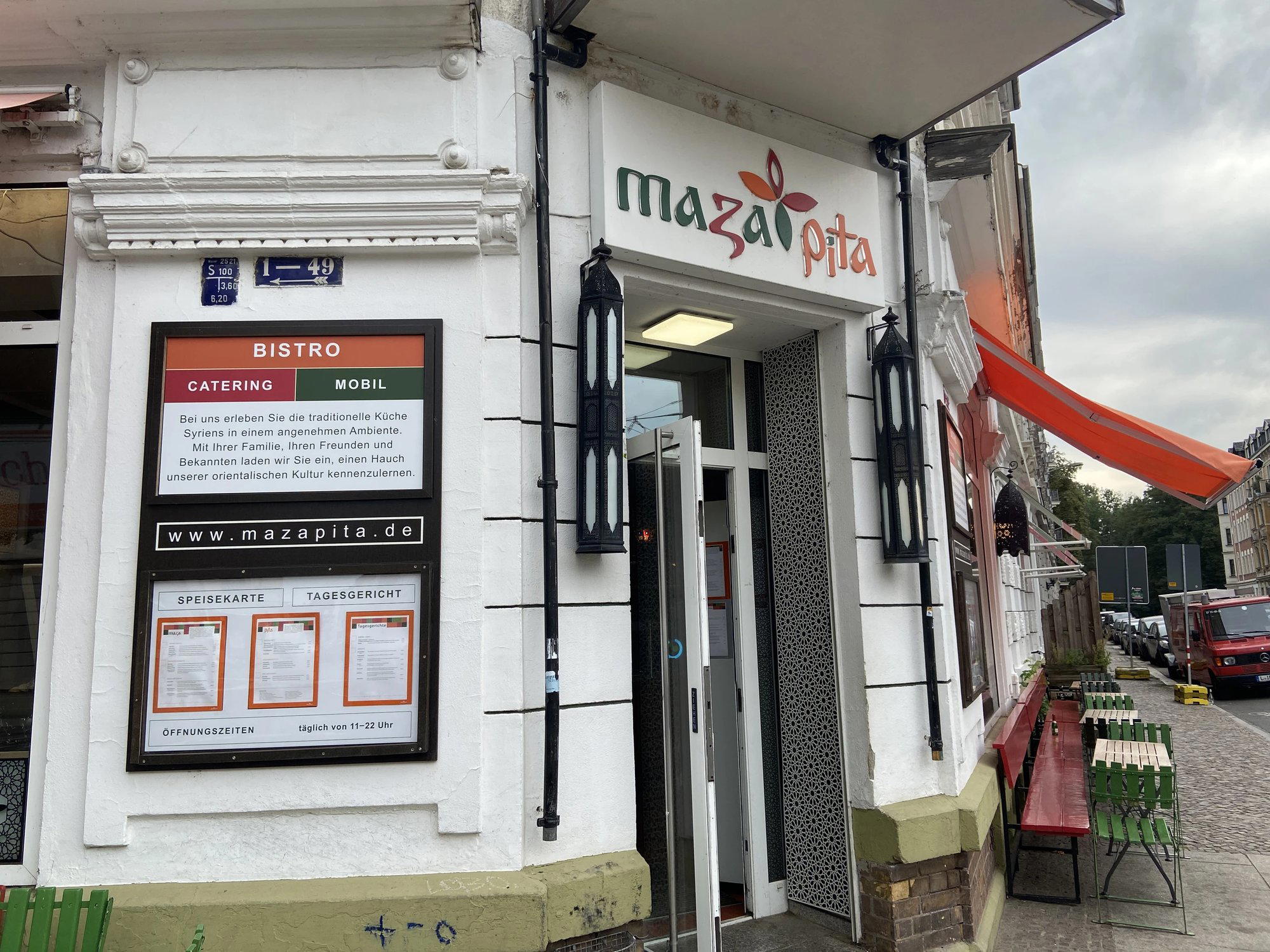 maza pita - syrian specialties restaurant in Leipzig, Germany