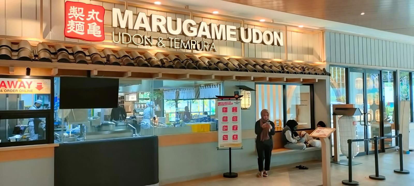 Marugame Udon restaurant in Tangerang, Indonesia