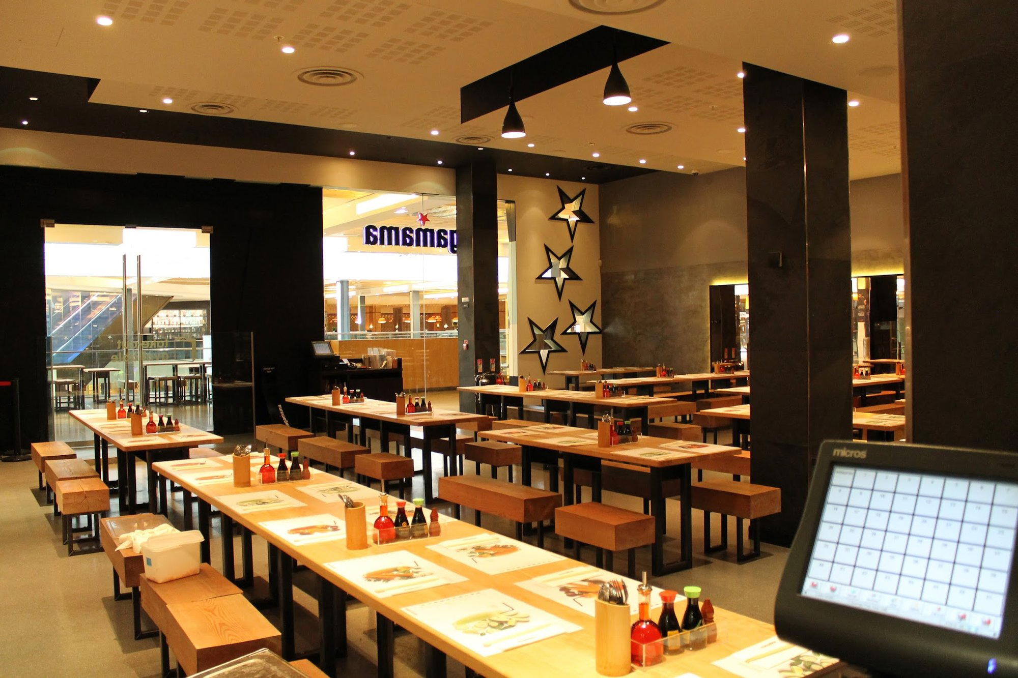 wagamama westfield stratford restaurant in London, United Kingdom