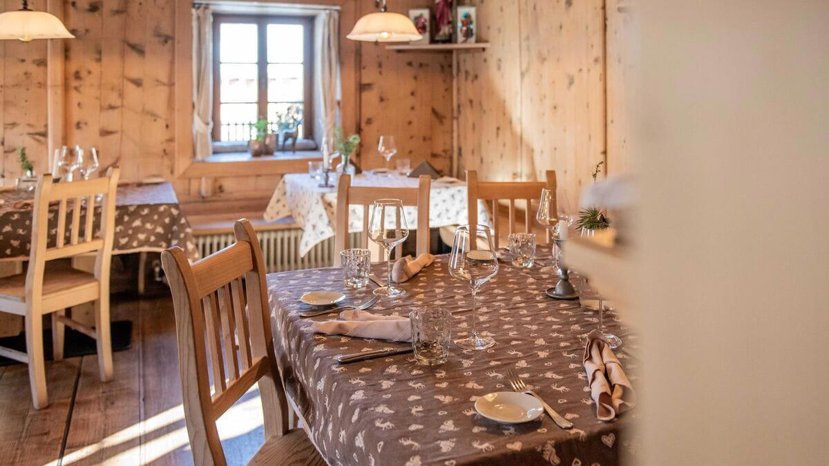Plazores restaurant in Mareo, Italy