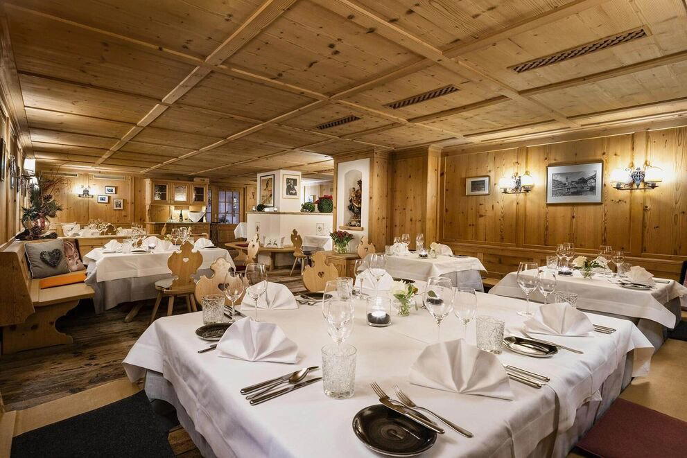 Restaurant Tannbergerhof restaurant in Lech, Austria