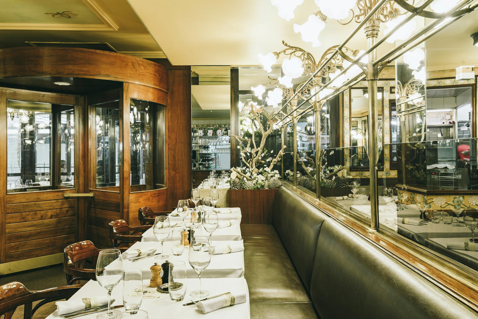 Brasserie Lipp restaurant in Geneva, Switzerland