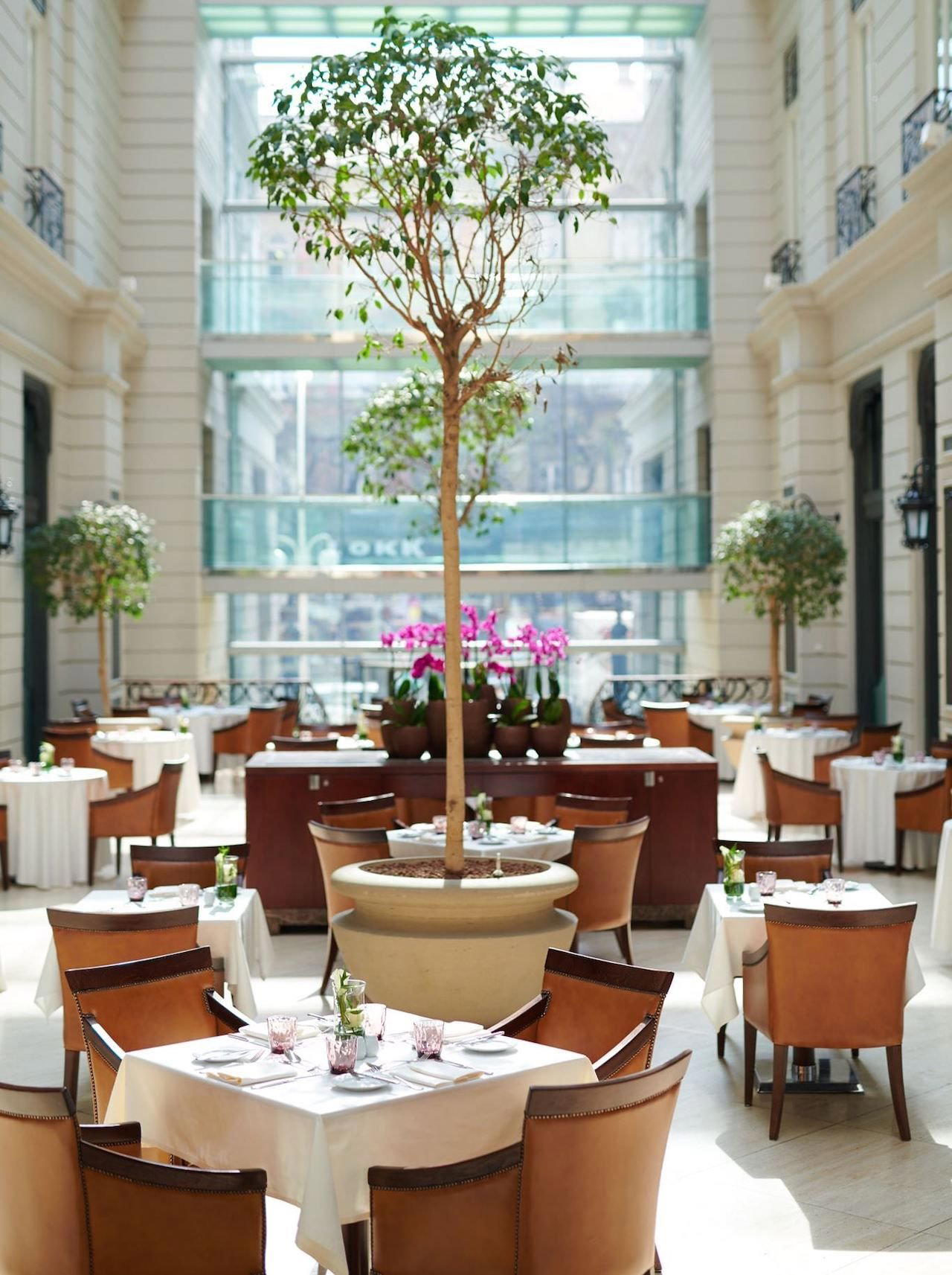 Atrium Bistro restaurant in Budapest, Hungary