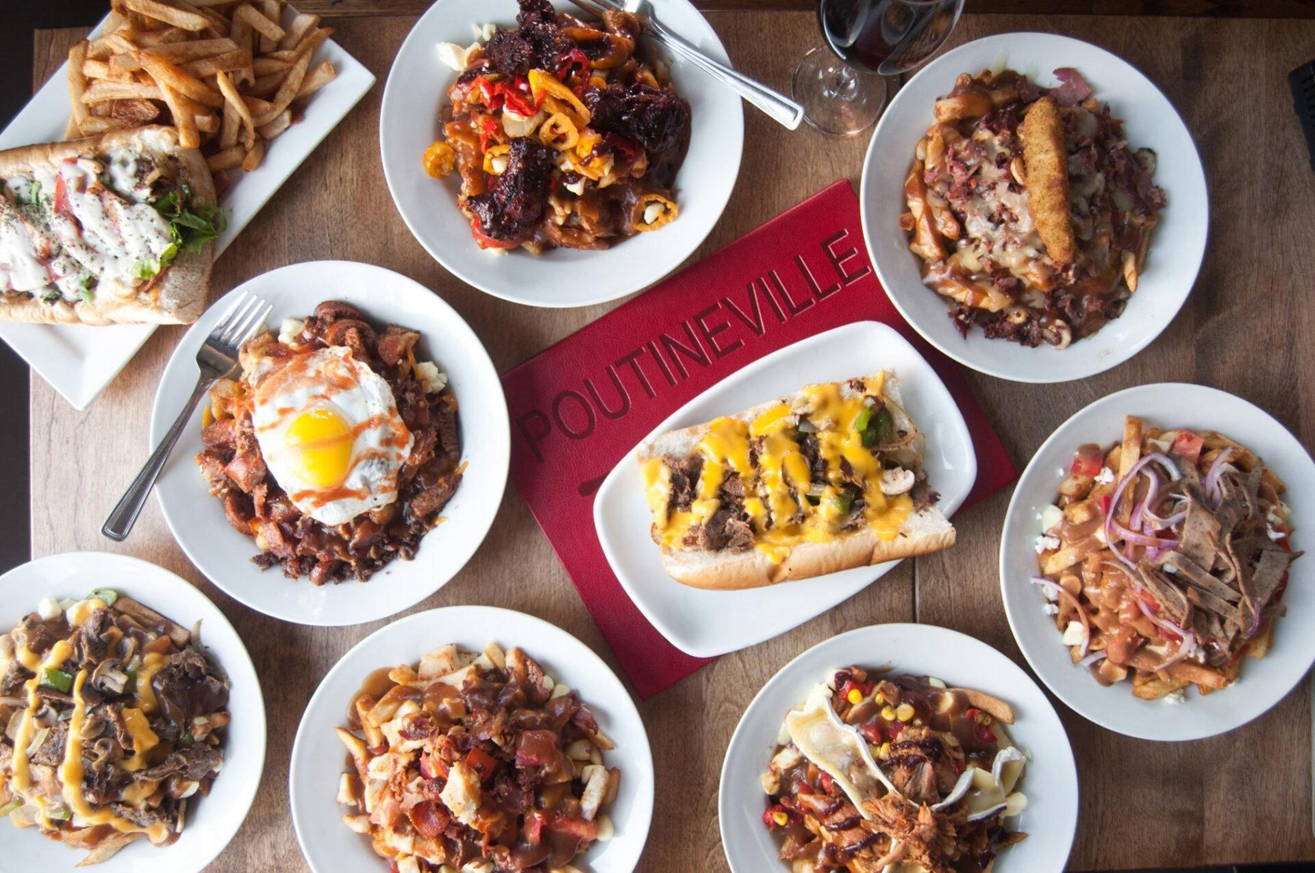 Poutineville restaurant in Montréal, Canada