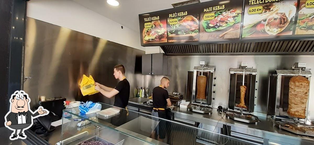 Zeks Doner restaurant in Konjic, Bosnia and Herzegovina