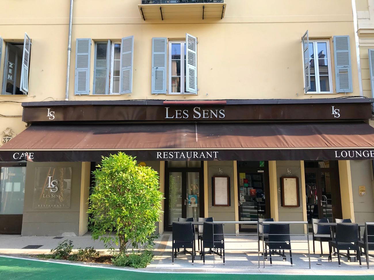 Les Sens restaurant in Nice, France