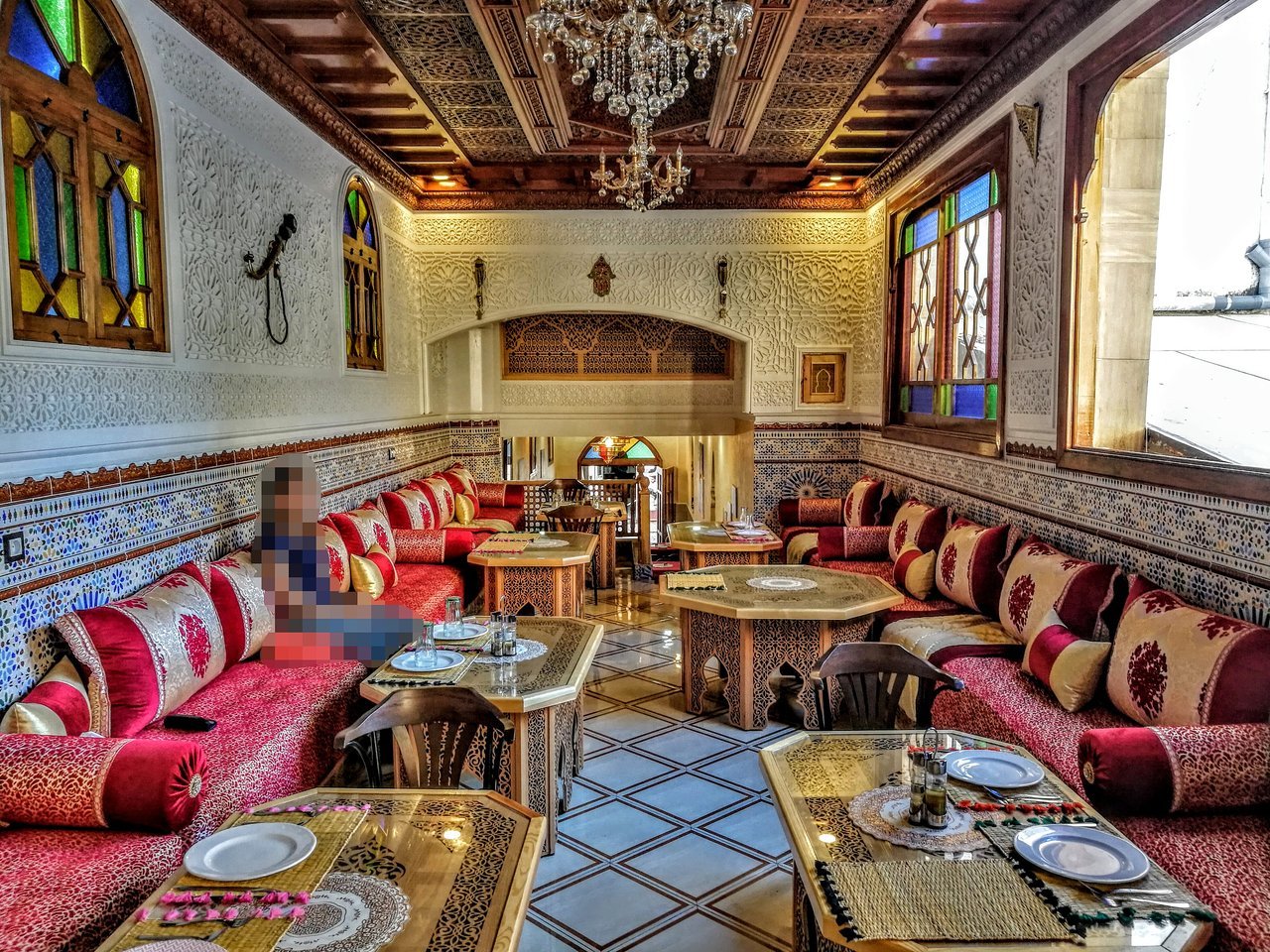 Andalus restaurant in Tangier, Morocco