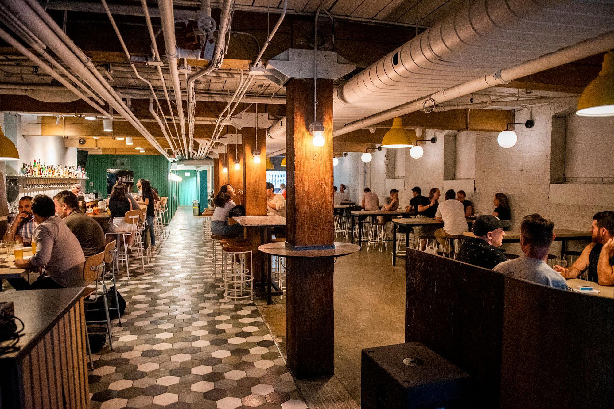 Mascot Brewery King St restaurant in Toronto, Canada