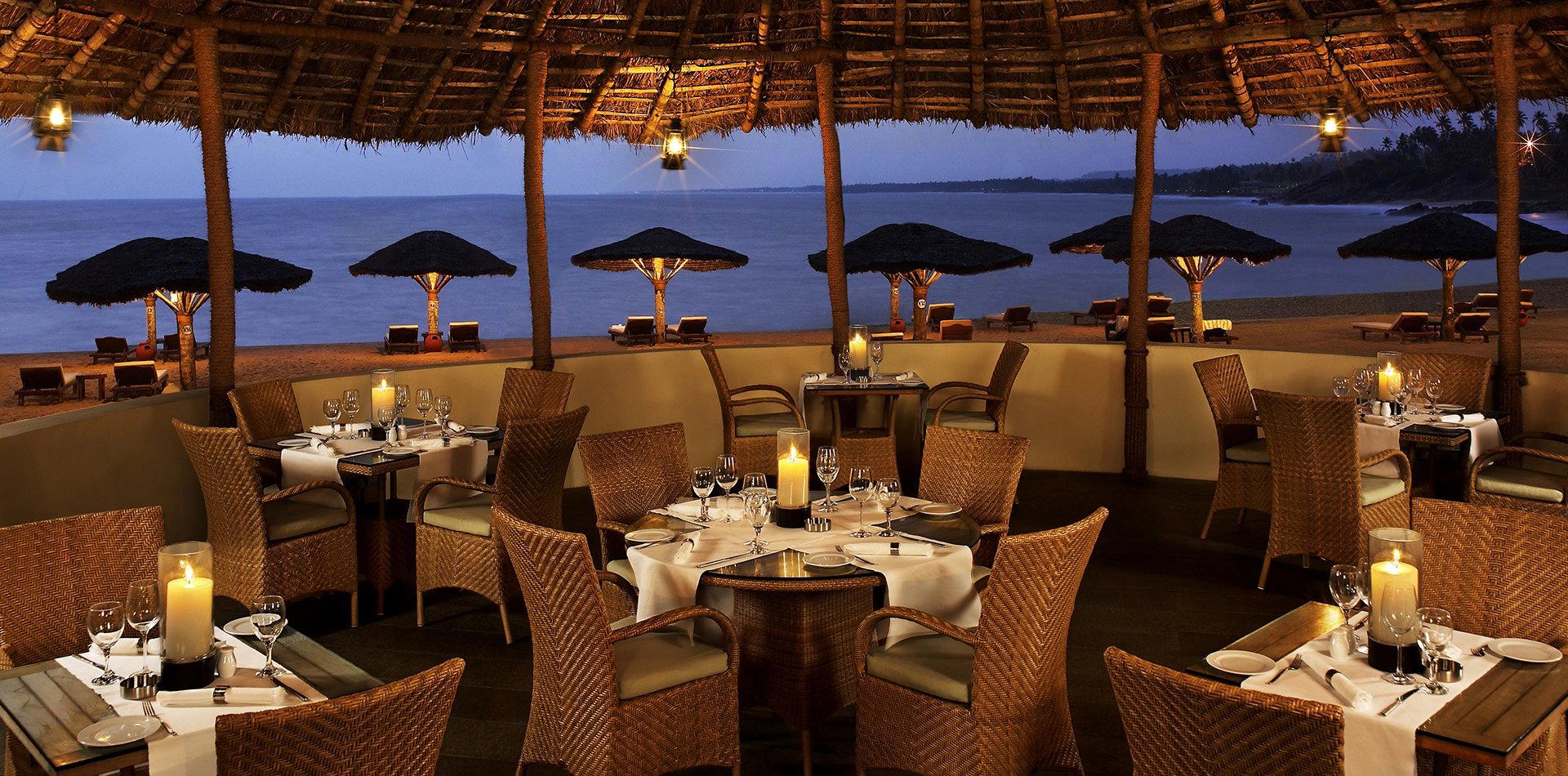 Leela Kerala Tides restaurant in Trivandrum