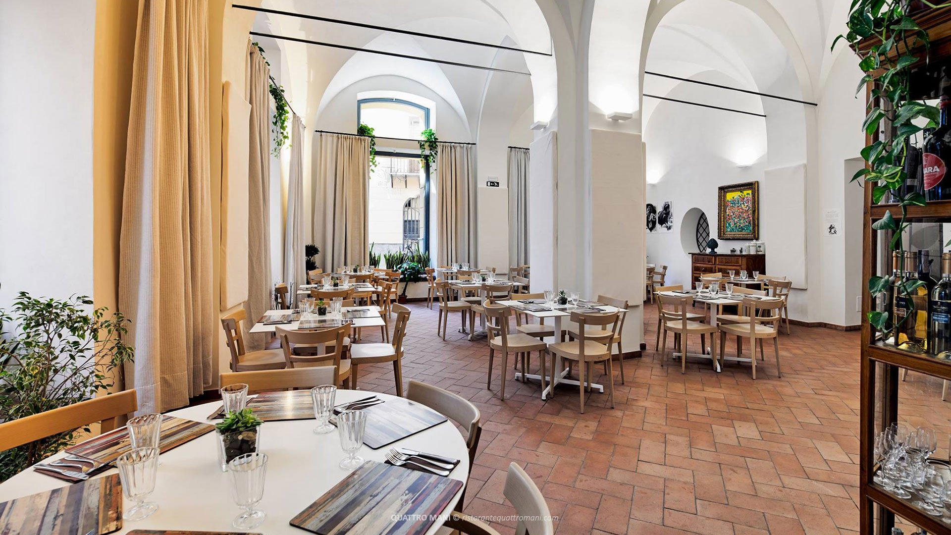 Ristorante Quattro mani restaurant in Palermo, Italy