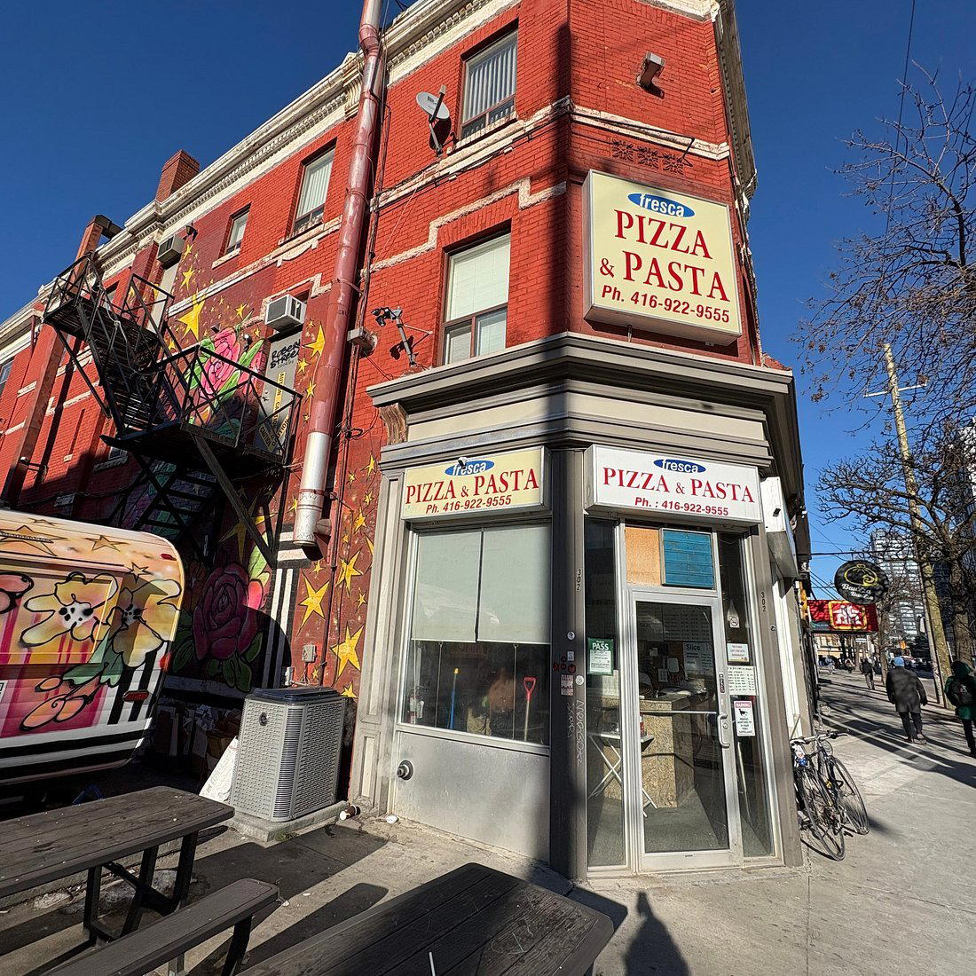 Fresca Pizza and Pasta restaurant in Toronto, Canada