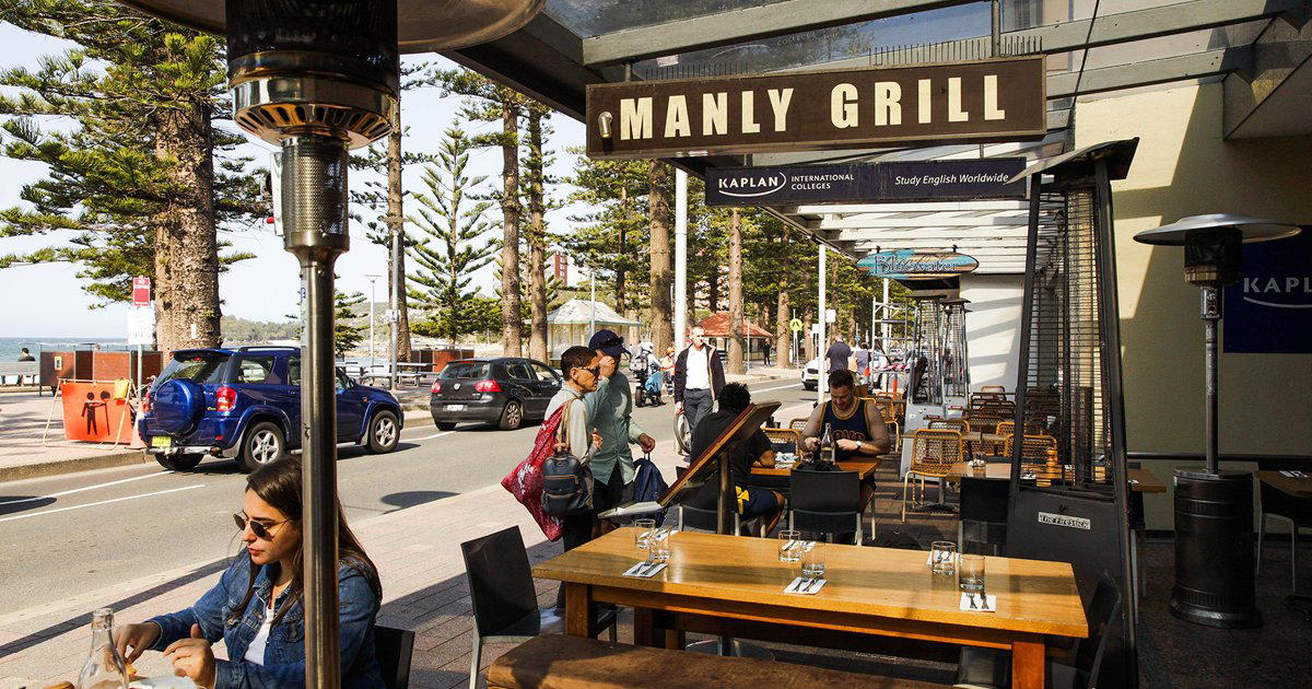 Manly Grill restaurant in Sydney, Australia
