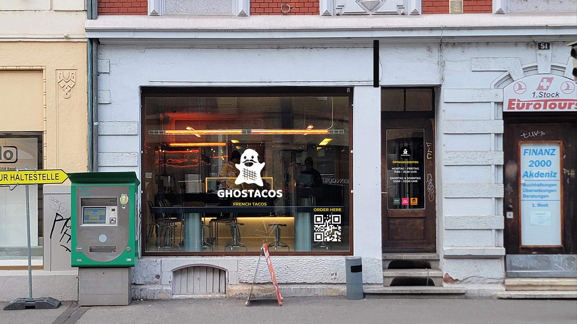 Ghostacos restaurant in Basel, Switzerland