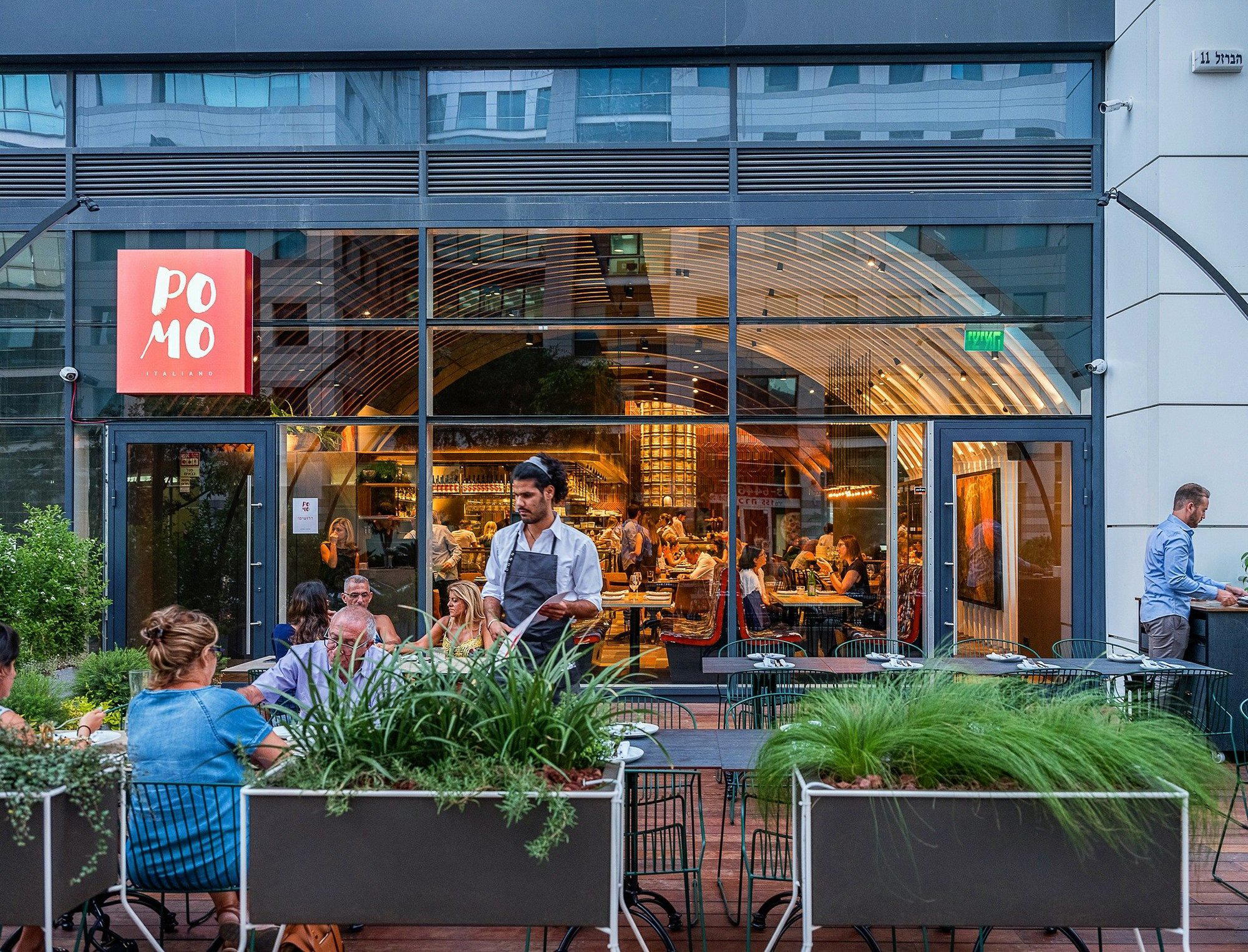 POMO restaurant in Tel Aviv, Israel